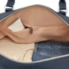 Klassieke leren weekendtas