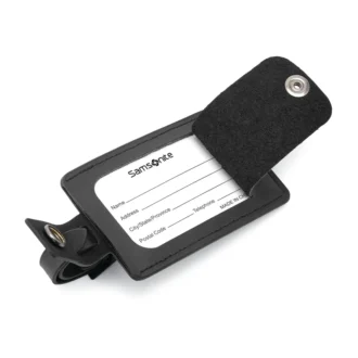 Leren ID-tags (set van 2)