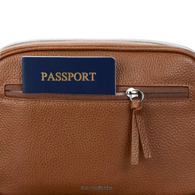 Mobile Solution 2 leren crossbody