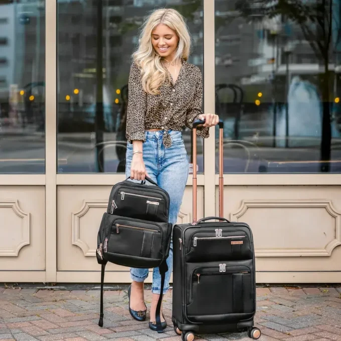 Nuroad dames handbagage spinner